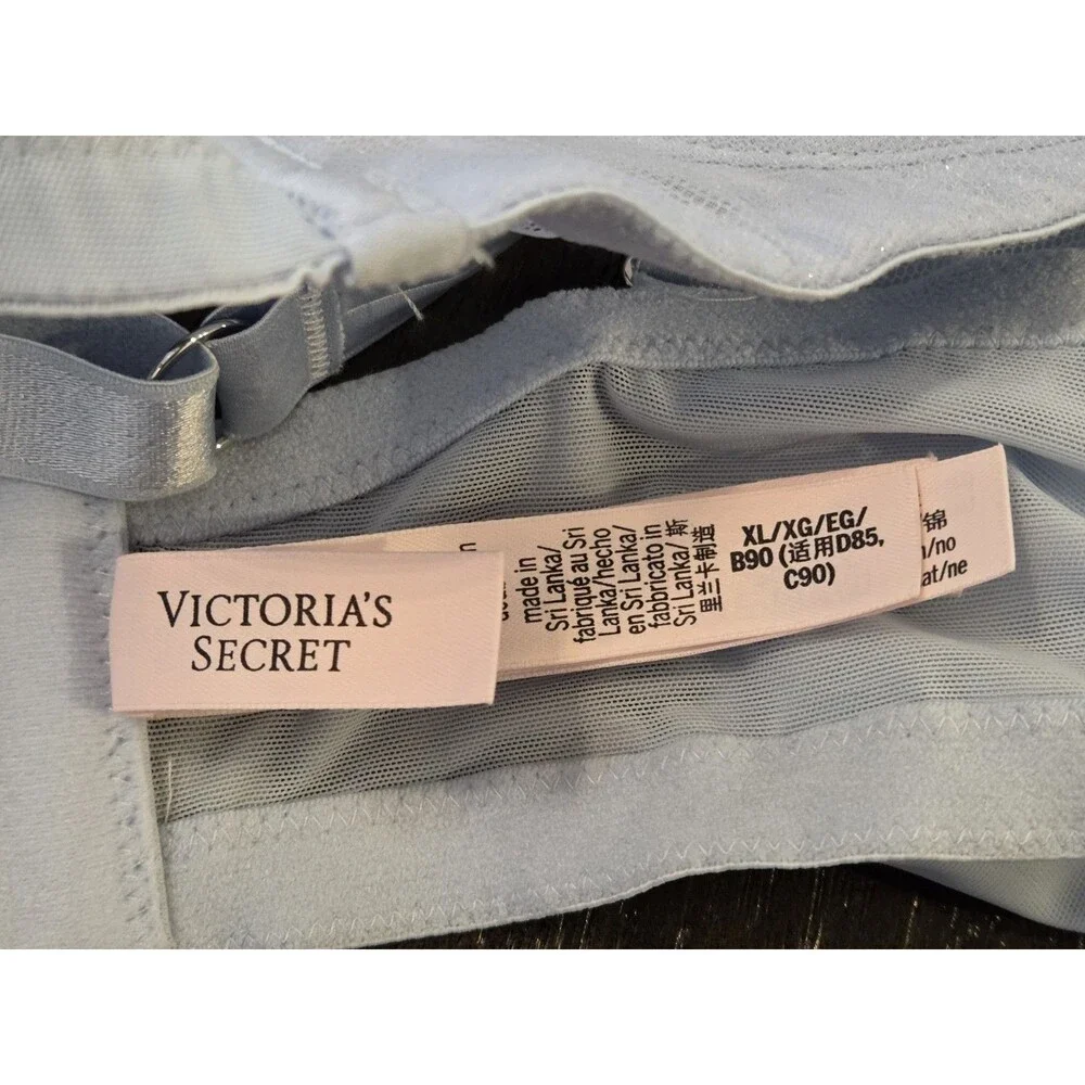 Victoria's Secret Dream Angels Twinkle bra glitter tulle & Crystal Straps - XL